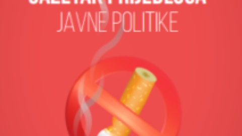 PONOVO UVESTI ZABRANU PUŠENJA U JAVNIM PROSTORIMA – SAŽETAK PRIJEDLOGA JAVNE POLITIKE