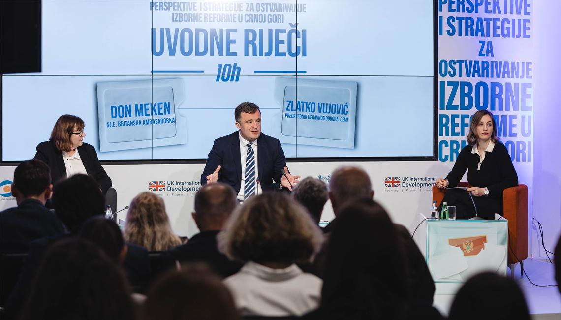 U Crnoj Gori postoji snažna politička volja da se desi izborna reforma