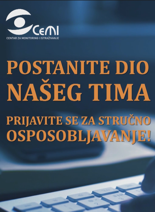 Postanite dio našeg tima - Prijavite se za stručno osposobljavanje