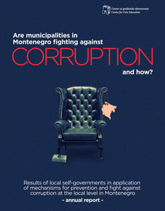 Are municipalities in Montenegro fighting against corruption and how