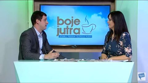 Vukcevic Commented on Headlines in ‘Boje Jutra’
